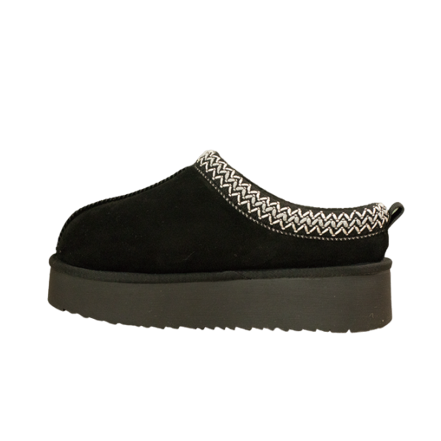 Ceenqo | Suede Braided Fluffy Slippers