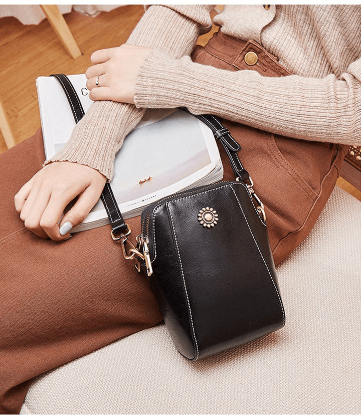 Ceenqo™ Retro Crossbody Leather Bag