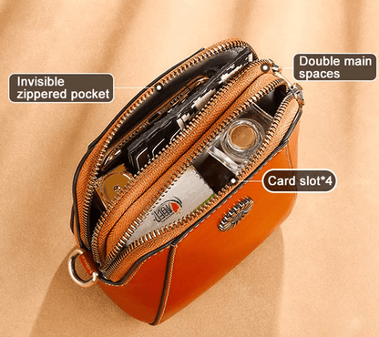 Ceenqo™ Retro Crossbody Leather Bag